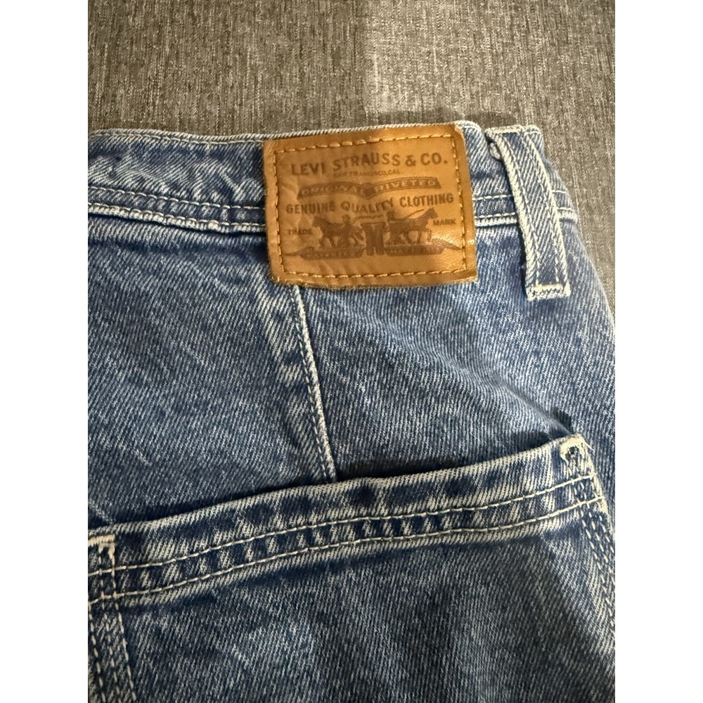 Levi's Premium Ribcage Straight Cargo Style Jeans Sz 26 - Picture 11 of 13